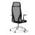 D-Chair Executive Swivel Adjustable Office Chair w/Black Frame & Grey Base