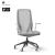 D-Chair Task Office Chair w/Grey Frame & Black Base