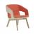 TWIST&SIT Armchair, Wood 4-leg Base