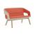 TWIST&SIT 2-Seater Sofa, Wood 4-leg Base