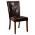Elmore Leatherette/Wood Dining Side Chair, Set of 2
