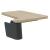 Twist & Sit Polyurethane High Back 3-Seater Sofa w/Steel Frame & Base (Fabric 2)