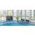 Agora 3 Segment Seating Bench w/Backrest & Table
