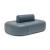 Artiko 76.3-inch Straight Office Lounge Double Sofa