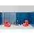 Shape Fabric Pouf w/Backrest
