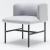 Agora 1 Segment Seating Bench w/Backrest