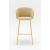 Grace Bar Stool w/4-leg Metal Base