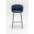 Grace Bar Stool w/4-leg Metal Base