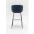 Grace Bar Stool w/4-leg Metal Base