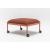 Stilt Fabric Office Ottoman w/Metal Legs