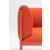 Stilt Fabric Office 3 Seater Sofa w/Metal Legs