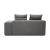 Mallow Fabric Right Arm Facing 2-Seater