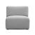 Scoop Fabric Armless Chair