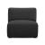 Scoop Polyester Fabric Armless Chair