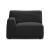 Scoop Polyester Fabric Left Arm Facing Chair