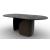 Twins Metal/Ceramic Oval Dining Table