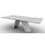 Apian W98.4-inch Ceramic/Metal Customizable Rectangular Dining Table