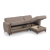 Seren Polyester Convertible Storage Sectional