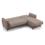 Seren Polyester Convertible Storage Sectional