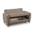 Seren Polyester Convertible Storage Loveseat