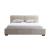 Serene Eco-Suede Upholstered Bed, King Size
