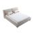 Serene Eco-Suede Upholstered Bed, Queen Size