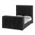 Serenity Queen Size Fabric Bed with Speaker, TV Lift and Fireplace