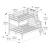 Sesame Wood Bunk Bed, Twin/Full Size