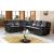 SF 323 Italian Leather Sectional Recliner Sofa