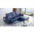 SF 612+ Italian Leather L-Shape Sectional Sofa w/Adjustable Headrest, Full Power Motion Recliner on One Arm Chair & Wireless Charger