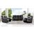 SF 629 Recliner Italian Leather Living Room Set