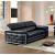 SF 800 Italian Leather Loveseat w/Adjustable Headrest