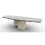 Twins Metal/Ceramic Rectangular Extendable Dining Table w/Rounded Corners