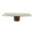 Yoroi Metal/Ceramic/Veneer Rectangular Extendable Dining Table