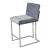 Timeless Armless Velvet Bar Stool