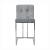 Timeless Armless Velvet Bar Stool