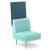 Arcipelago Two-Piece 16-seater Curved Acoustic Modular Lounge Seating Set with Highback