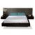 Sharon Leather Platform Queen Size Bed