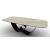 Breeze W98.4-inch Ceramic/Metal Customizable Elliptical Dining Table