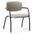 Gama Visitor Armchair, Upholstered Seat & Back, 4-leg Frame