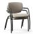Gama Set of Visitor Armchairs, Upholstered Seat & Back, 4-leg Frame