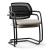 Gama Set of Visitor Armchairs, Upholstered Seat & Mesh Back, Cantilever Frame