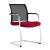 Diva Meeting Chair with Mesh Backrest & Chromed Cantilever Frame