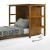 Siesta Wood Desk Bed w/Mattress