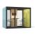 Silent Room L Large Fabric Soundproof Acoustic Pod w/Glass Door & Glass Back