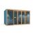 Silent Room XL Large Soundproof Acoustic Pod w/Glass Facade & Fabric Back