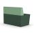 Silent Room Pouf w/Backrest