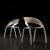 Bee Polypropylene Stacking Visitor Office Chair
