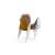 Spacio Polypropylene Stackable Office Chair w/4 Steel Legs