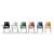 Spacio Polypropylene Stackable Office Chair w/4 Steel Legs